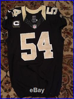 Will Herring 2013 New Orleans Saints Game Worn / Issued Jersey AUBURN