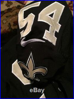 Will Herring 2013 New Orleans Saints Game Worn / Issued Jersey AUBURN
