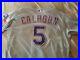 Willie-Calhoun-2018-Texas-Rangers-game-used-issued-jersey-Road-Gray-size-46-01-fltj