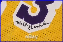 Wilt Chamberlain Signed 1992-93 Game Issued Los Angeles Lakers Jersey JSA COA