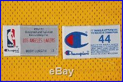 Wilt Chamberlain Signed 1992-93 Game Issued Los Angeles Lakers Jersey JSA COA