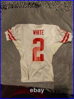 Wisconsin Badgers 1996 Copper Bowl Game Issued Starter Jersey Marcus White