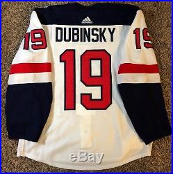 World Cup of Hockey Game Issued Jersey Columbus Blue Jackets Brandon Dubinsky