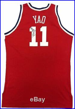 Yao Ming Game Issued Pro Cut Jersey 2003 NBA All-Star Jersey LOA Signed Rockets