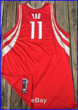 Yao Ming Houston Rockets OnRoad Game Worn/Issued Reebok Jersey