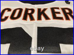 Yusuf Corker Cincinnati Bengals NFL Team Issued White Alt Game Jersey (Kentucky)