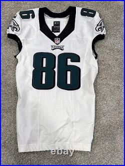 Zach Ertz Team Issued Philadelphia Eagles Jersey Authentic Game Issued