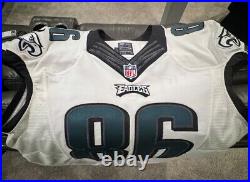 Zach Ertz Team Issued Philadelphia Eagles Jersey Authentic Game Issued