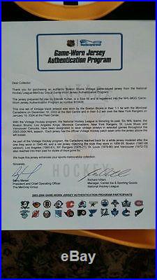 Zdenek Kutlak BOSTON BRUINS 2003 AUTHENTIC Vintage game issued NHL 56 jersey